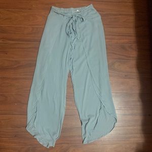 Blue bohemian summer pants